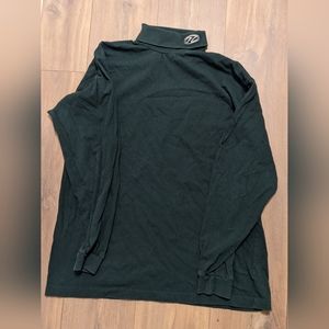 Brooks Running Long Sleeve Mock Neck Dark Green Base Layer Men's Large